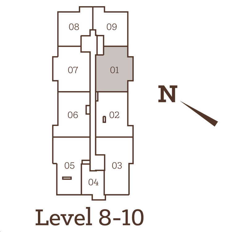 The Metalworks Condos 2B+D Key Plan