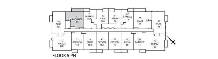 The Mirage Condos Radiance Key Plan