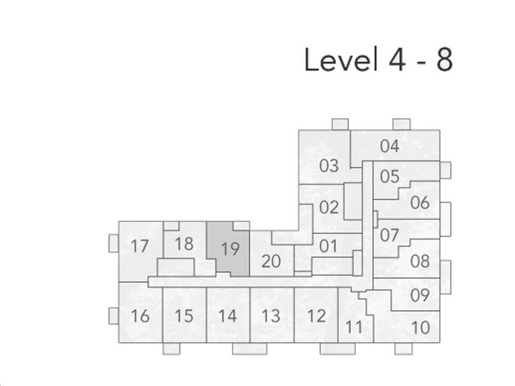 The Narrative Condos 2 D12 Key Plan