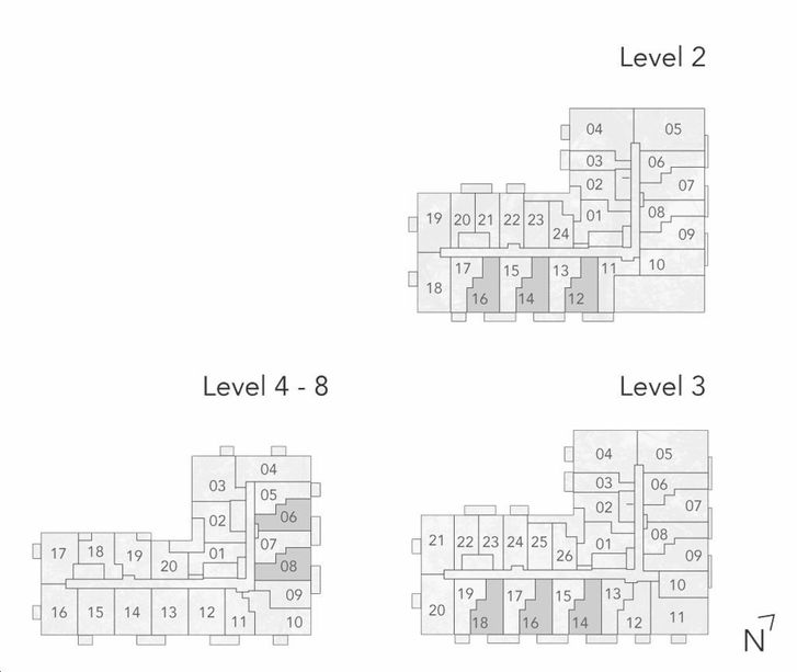 The Narrative Condos 2 D3-B Key Plan