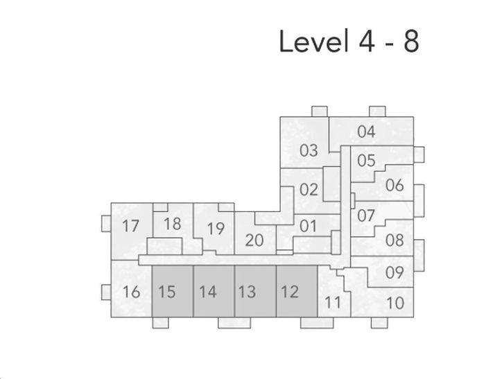 The Narrative Condos 2 E1-B Key Plan