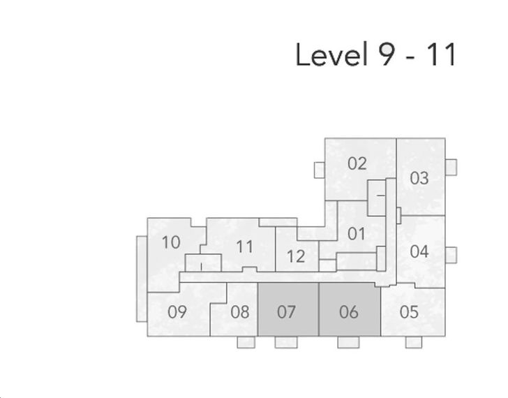 The Narrative Condos 2 F15-B Key Plan