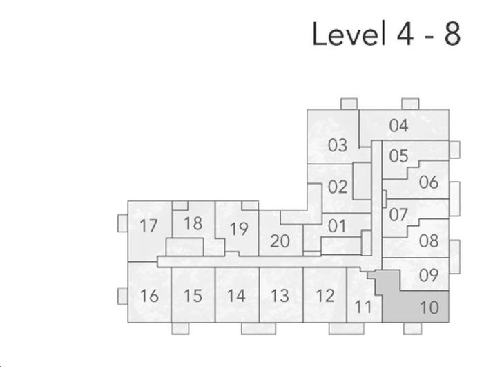 The Narrative Condos 2 F23 Key Plan