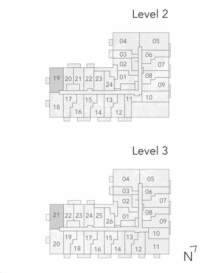 The Narrative Condos 2 F4-A Key Plan