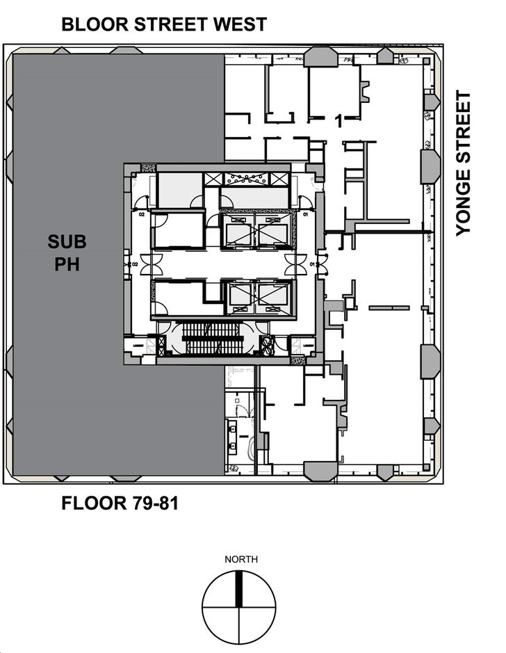 The One Condos Penthouse Suites 01 Key Plan