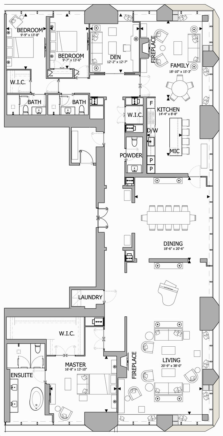 The One Condos by Mizrahi Penthouse Suite 02 Floorplan 3