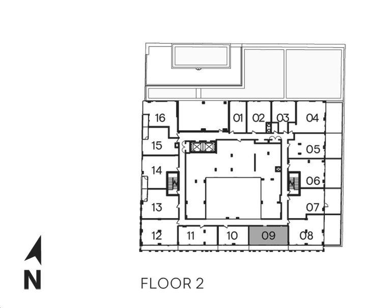 The Oscar Residences O-513 Key Plan