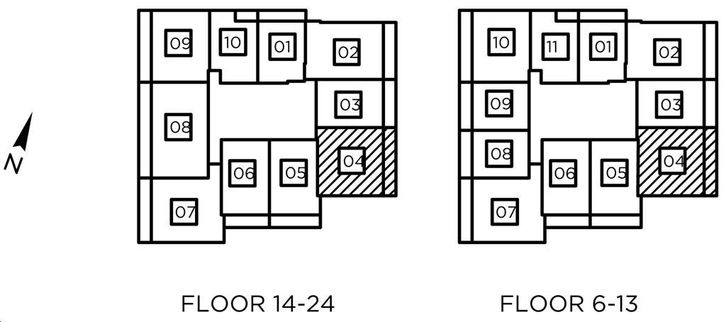 The Point Condos Emerald City Barrymore Key Plan