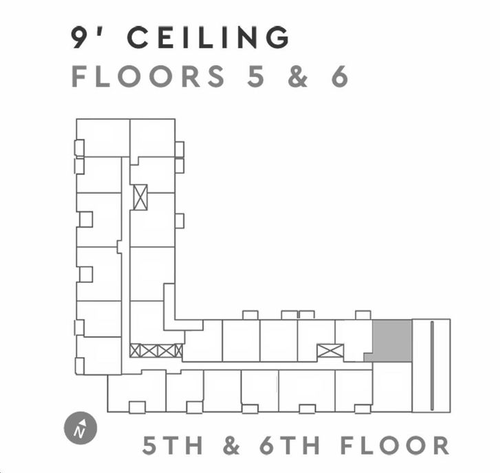 The Post Condos C646 Key Plan