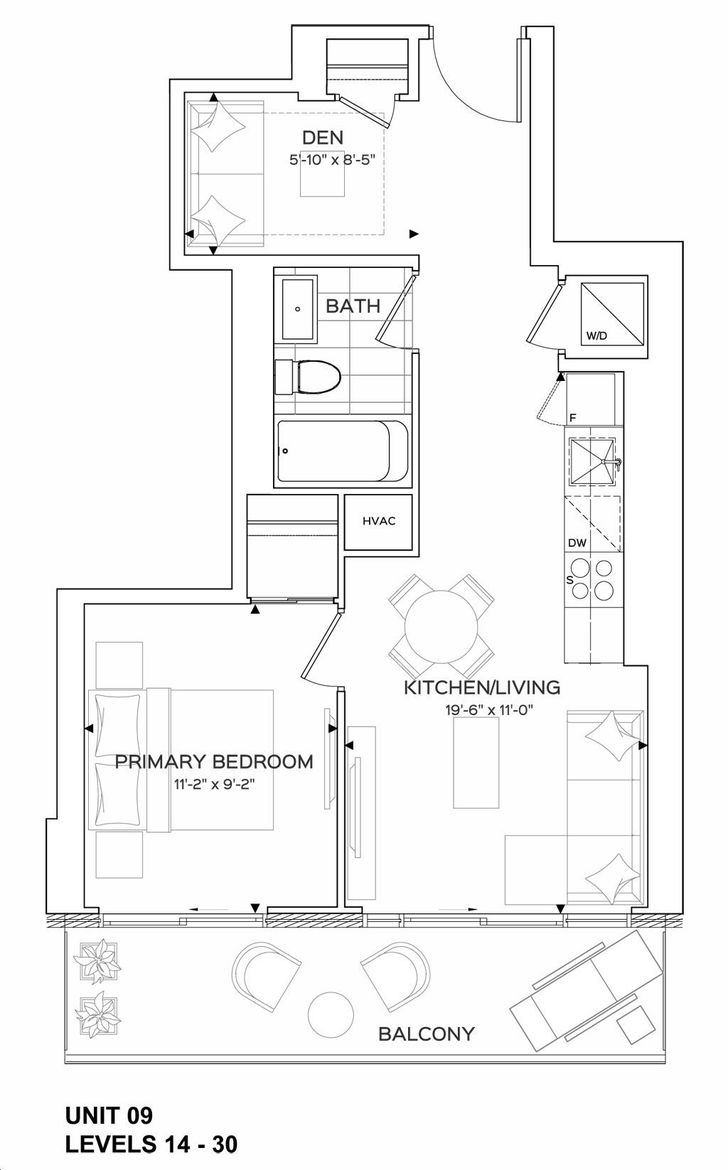 The Rebecca Condos by Rosehaven |Grace Floorplan 1 bed & 1 bath