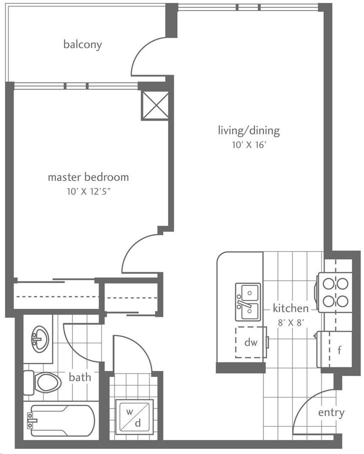 The Residences at Parkside Village FLOORPLAN 1