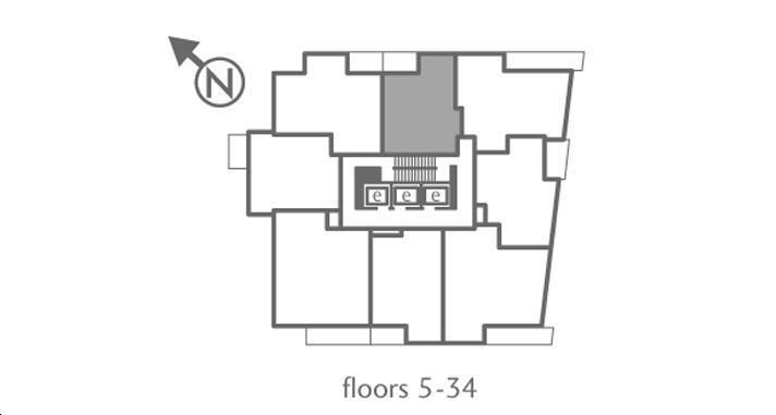 The Residences at Parkside Village FLOORPLAN 1 Key Plan