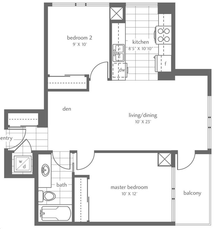 The Residences at Parkside Village by Amacon FLOORPLAN 8