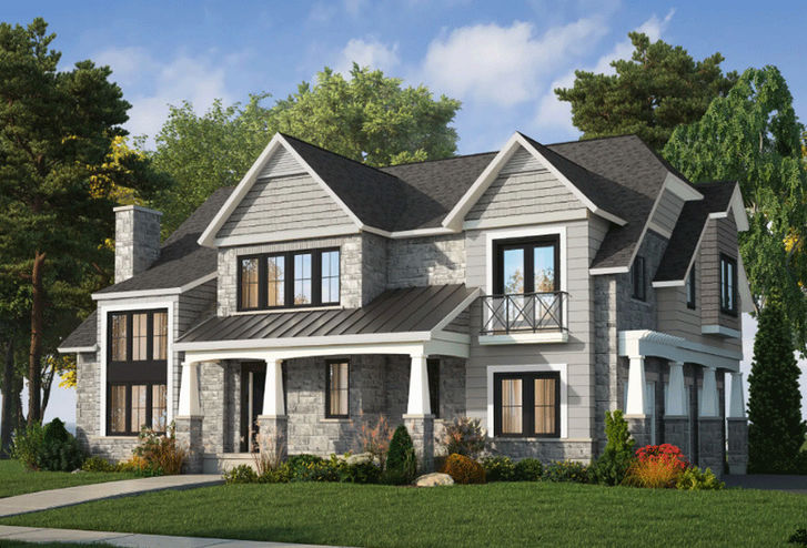The Residences at Watershore Detached Model Exteriors