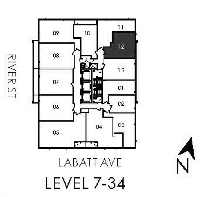 The Riv Condos Amobee Key Plan