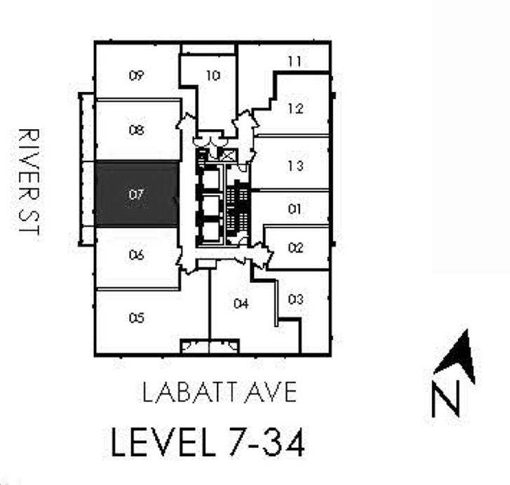 The Riv Condos Grove Key Plan