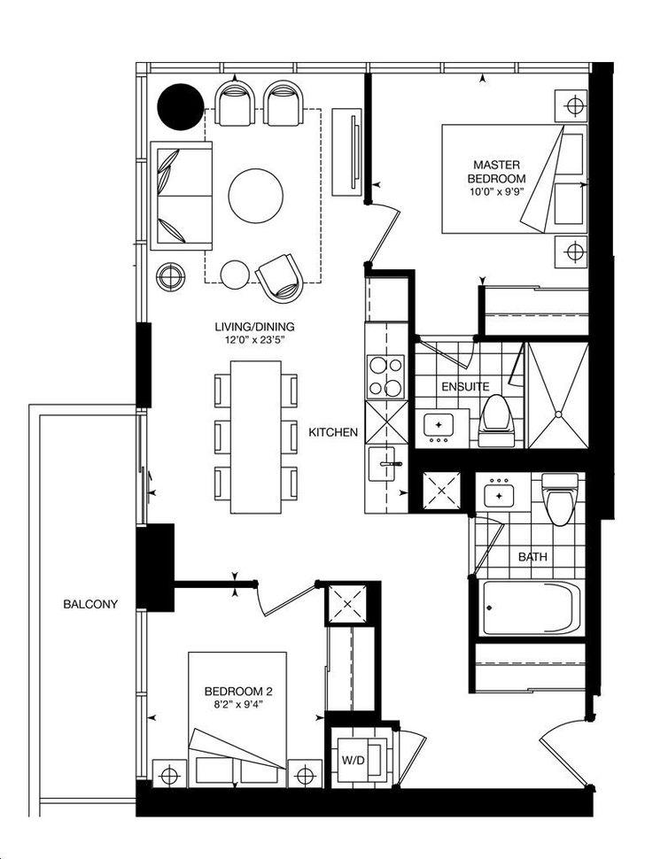 The Rosedale on Bloor Condos by Eastons Bloor Floorplan 2