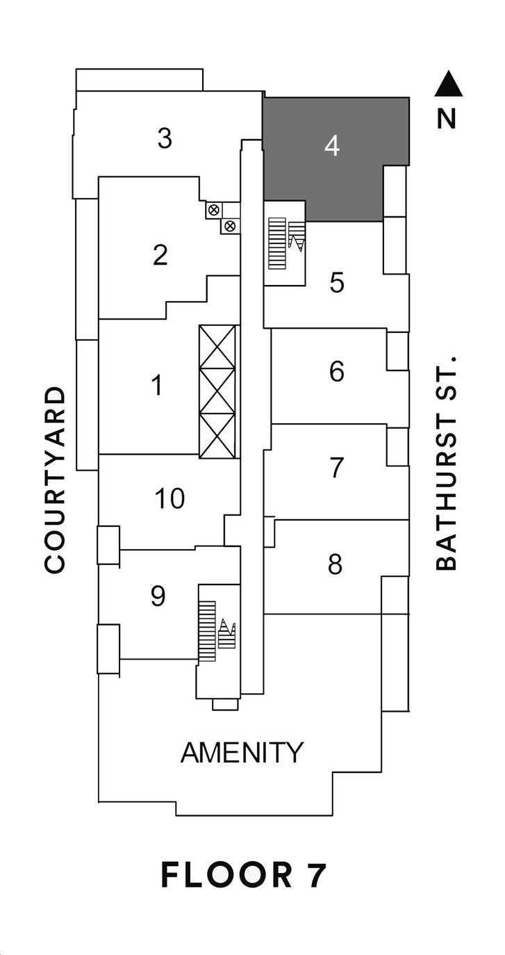 The Thornhill Condos The Clifton Key Plan