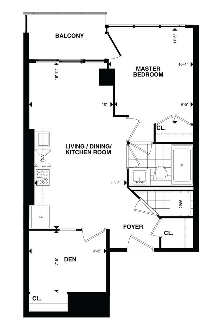 The Tower at King West by Plaza suite 22012401 Floorplan