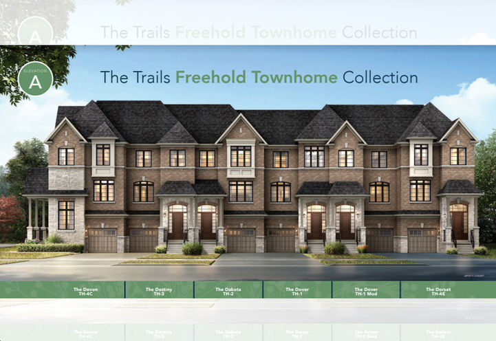 The Trails of Country Lane Exterior View of Townhomes