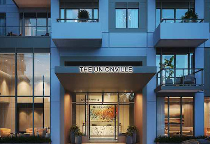 The Unionville Condos Exterior View of Resident Entrance