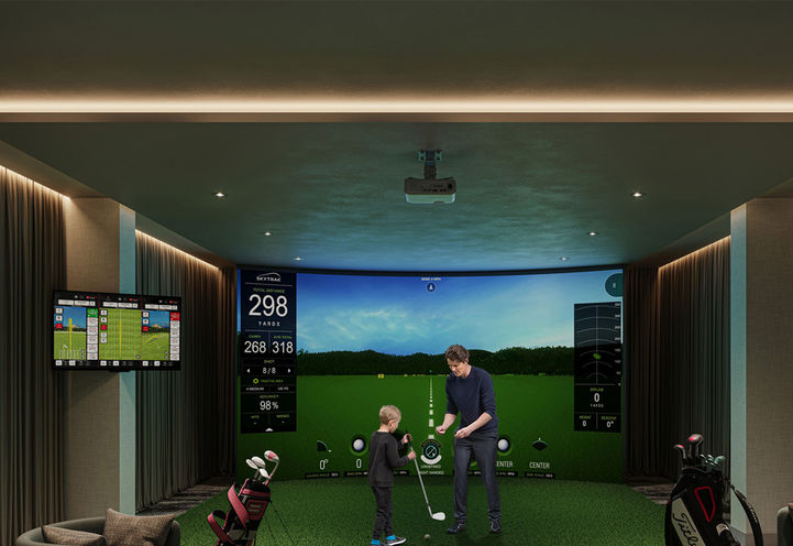 The Unionville Condos Golf Simulator