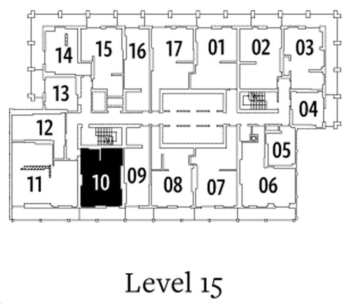 The United BLDG Condos Boulevard Collection No 10 2B Key Plan