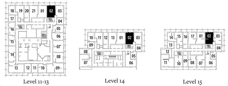 The United BLDG Condos Boulevard Collection No 2 Key Plan