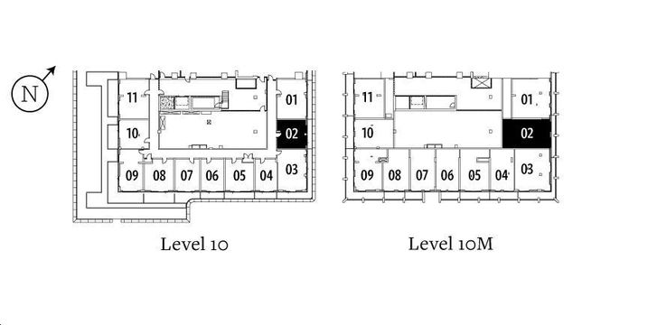 The United BLDG Condos L10 No 2 *Skytown* Key Plan