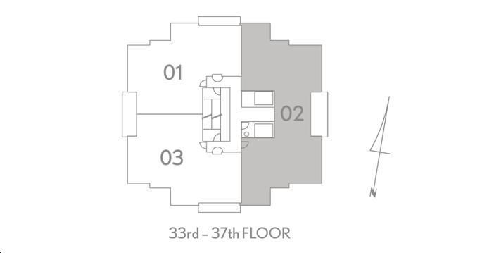 The Uptown Residences THE NORMAND Key Plan