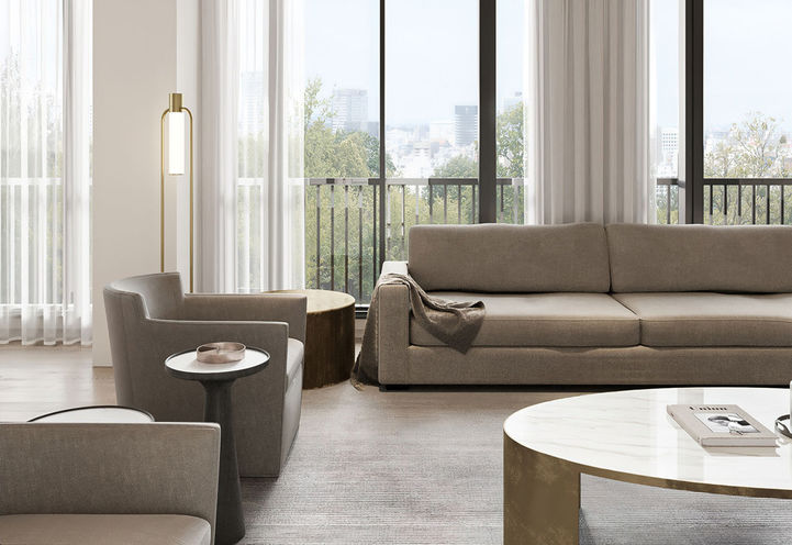 The Webley Condos View of Interior Living Space