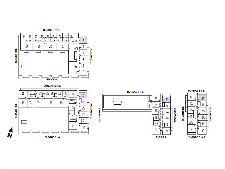 The Wyatt Condos The Valencia Key Plan