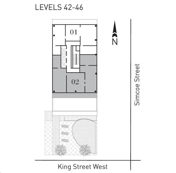 Theatre Park Condos Gershwin Theatre Key Plan