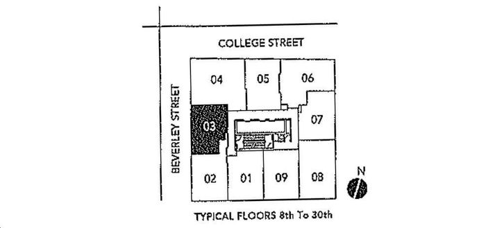 Theory Condos Suite 03 Key Plan