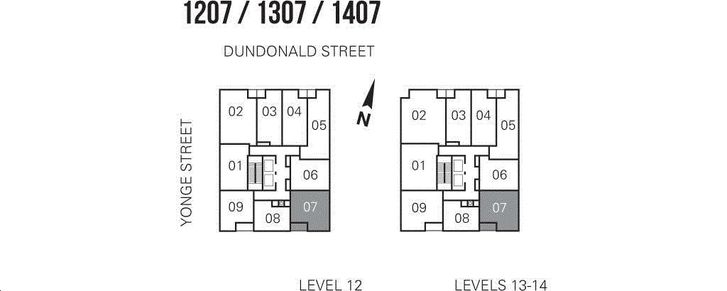 Totem Condos B523 Key Plan