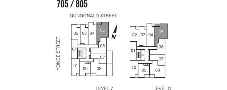 Totem Condos D732 Key Plan