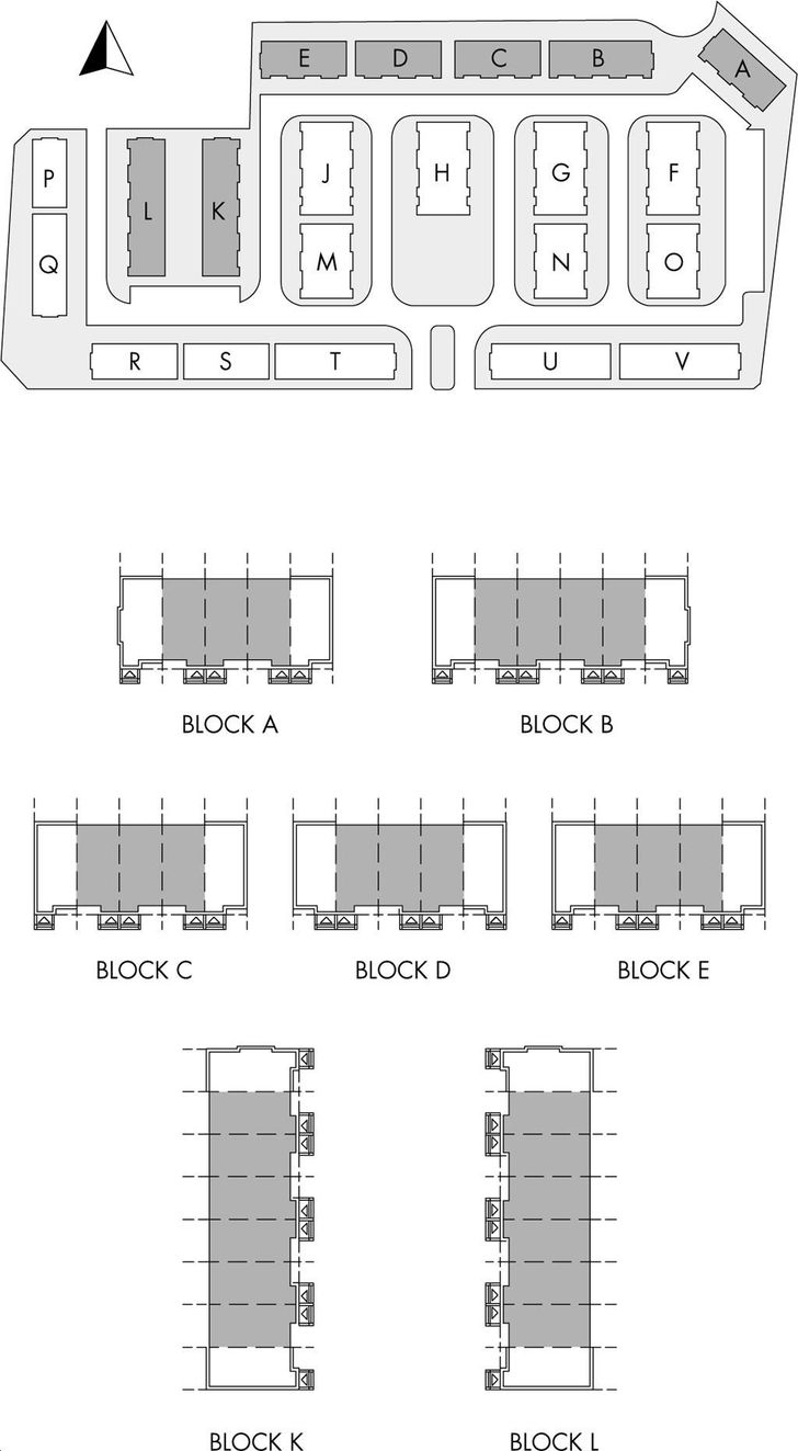 Towns of Baker Hill The Elmdale Key Plan