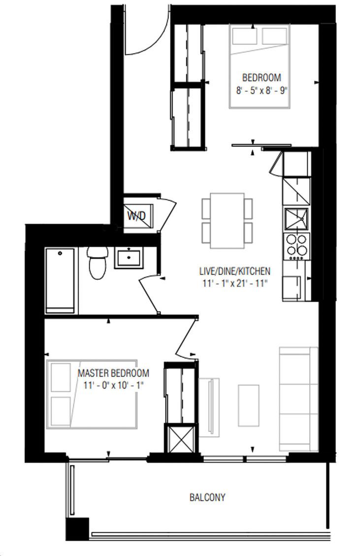 Transit City 3 East Condos Suite 309, 509, 609