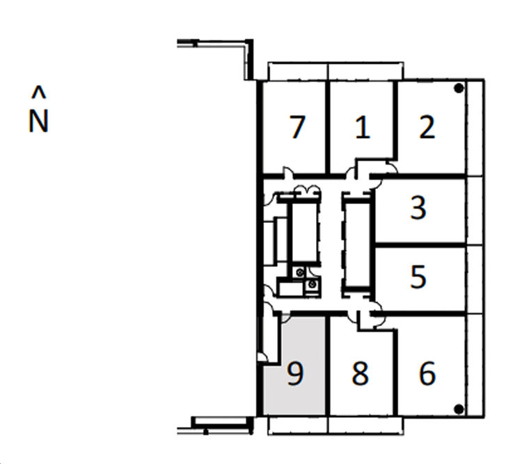 Transit City 3 East Condos Suite 309, 509, 609 Key Plan