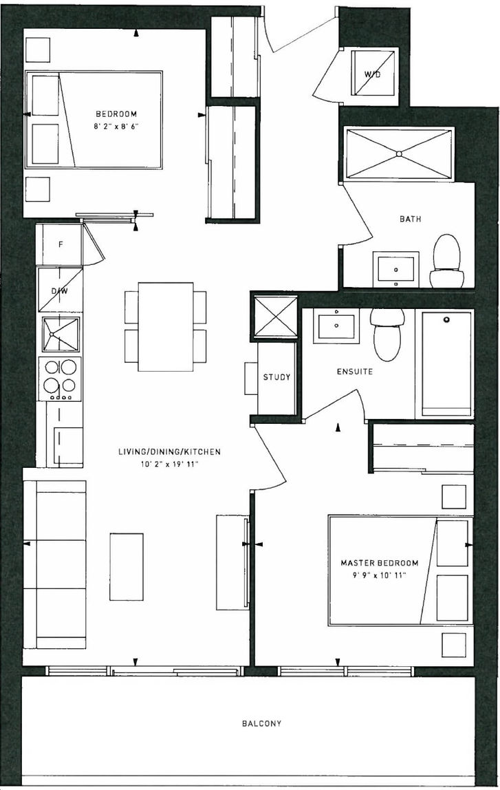 Transit City North & South Condos ASSIGNMENT UNIT Mid Floor