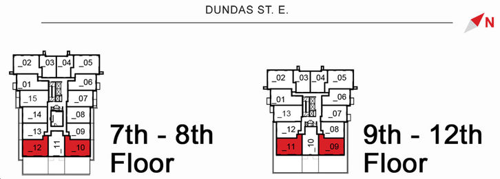 Trend Living Condos Exclusive Key Plan