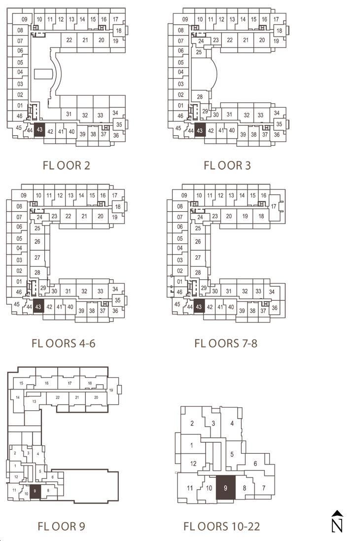 Treviso 2 Condos Pietro Key Plan