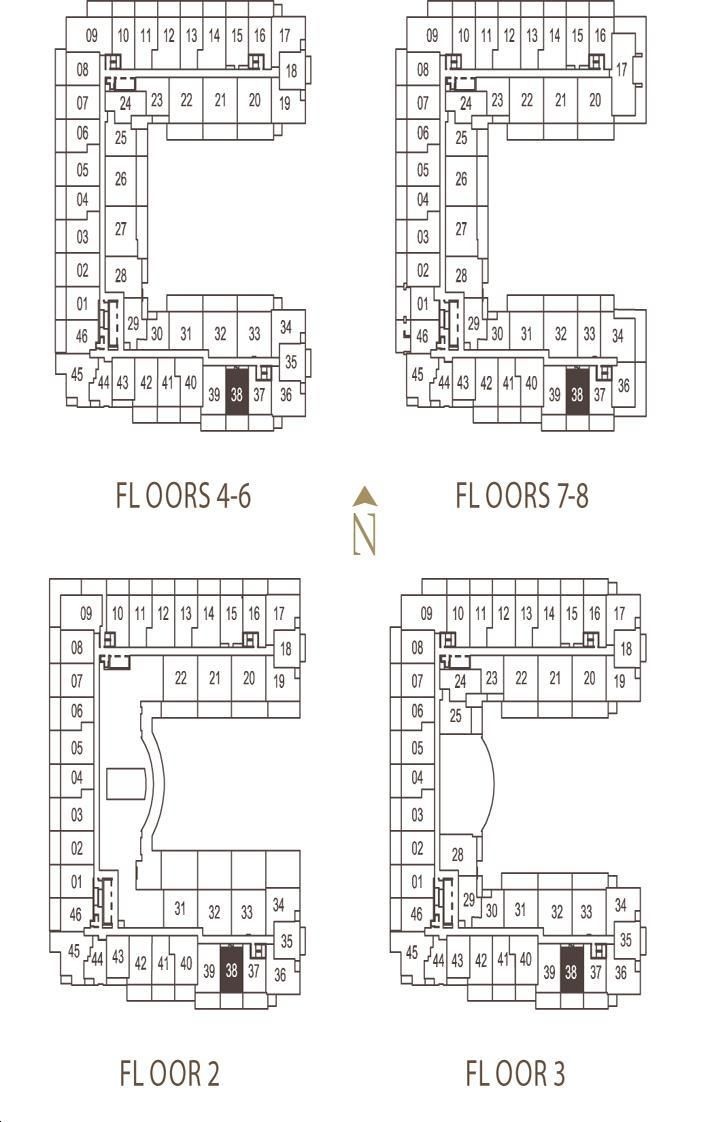 Treviso 2 Condos Verona xs Key Plan