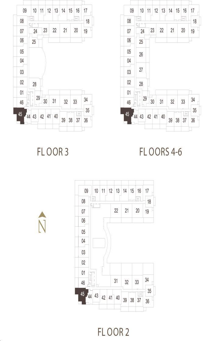 Treviso 2 Condos taverna Key Plan