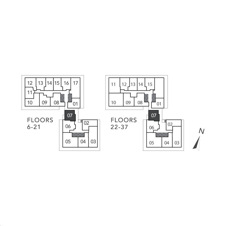 Twenty Lombard Chesnut Key Plan