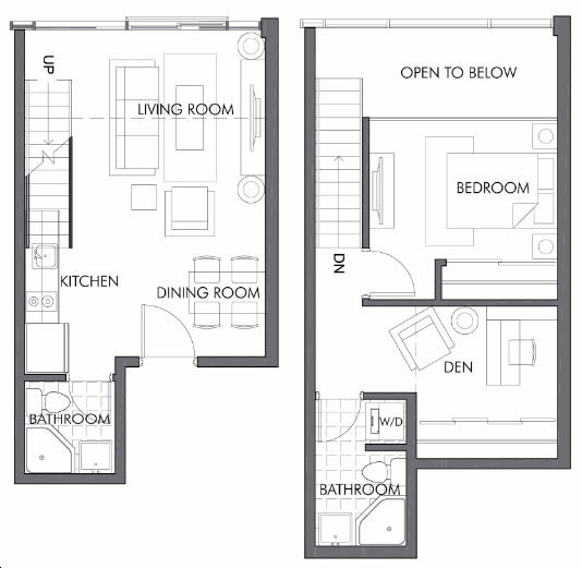 U Plus Condos by First-Time-Campus-Development |601 Floorplan 1 bed & 2 ...