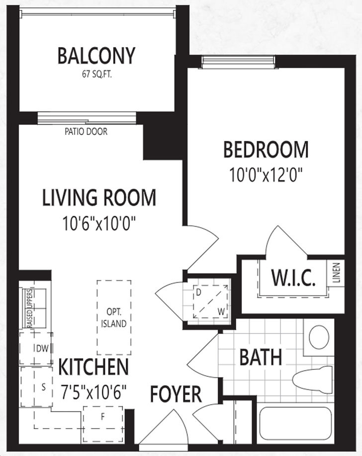 Union Mount Pleasant Condos by Mattamy Chester Floorplan