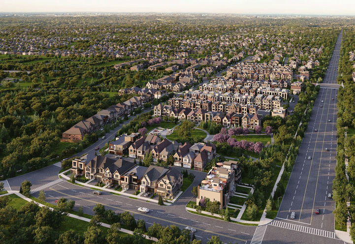Union Village Towns 2, Aerial View of Master-Planned Community