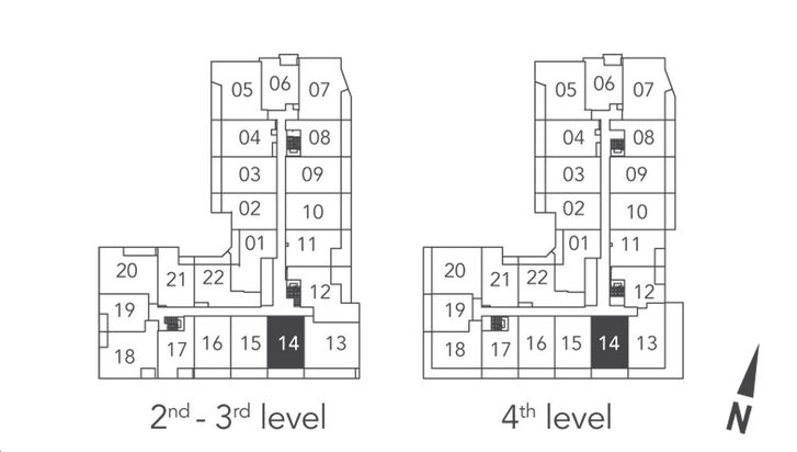 Universal City Condos 1Q+D Key Plan