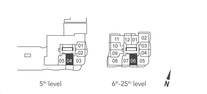 Universal City East Condos 2B Key Plan